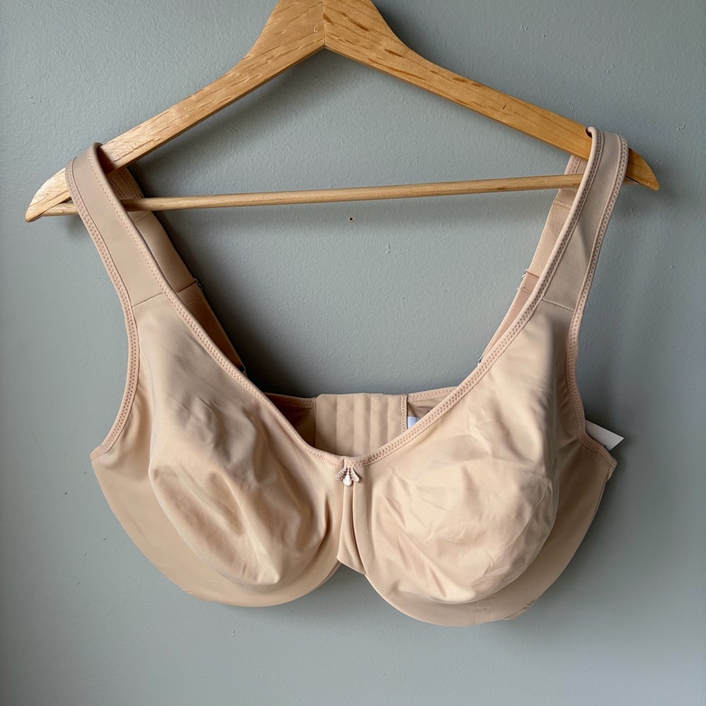 NWT DELIMIRA beige Minimizer Bra Underwired Womens Size‎ 38E NEW